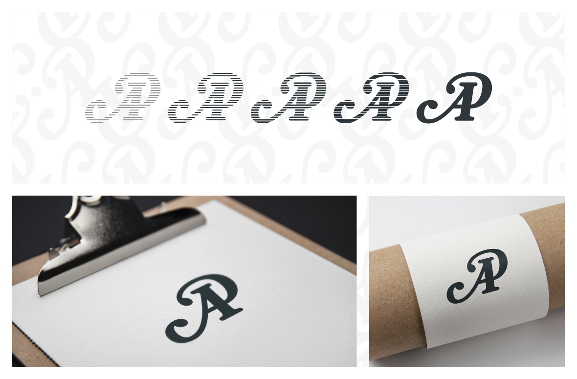 АР монограмма presentation