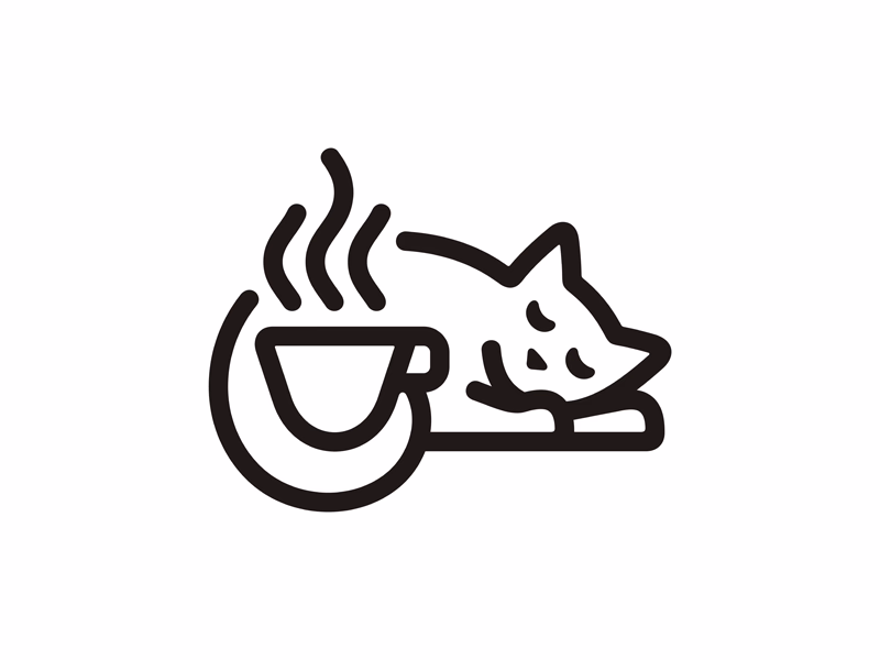 White Cat Cafe Logo