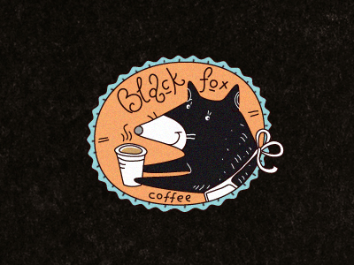 Черная лиса