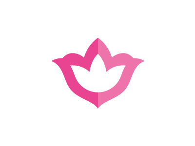 Две птички и цветок