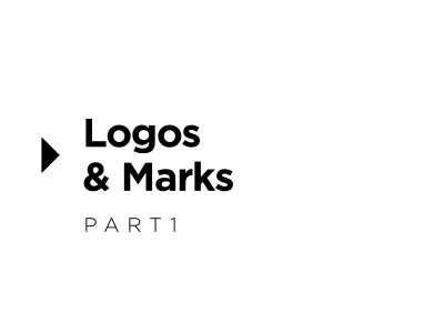 logos and marks set