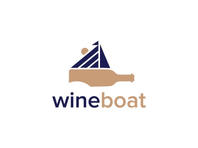 Wine boat logo