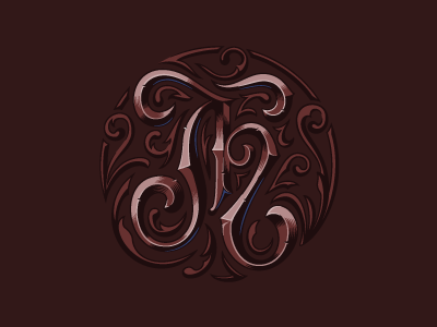 Монограмма ЛБ