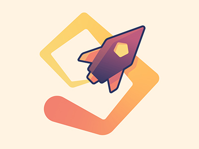 Rocketship logotype