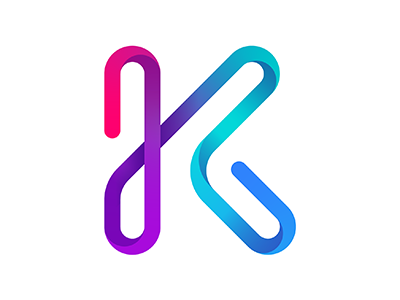 K letter logotype