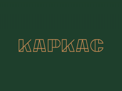 Шрифт Каркас