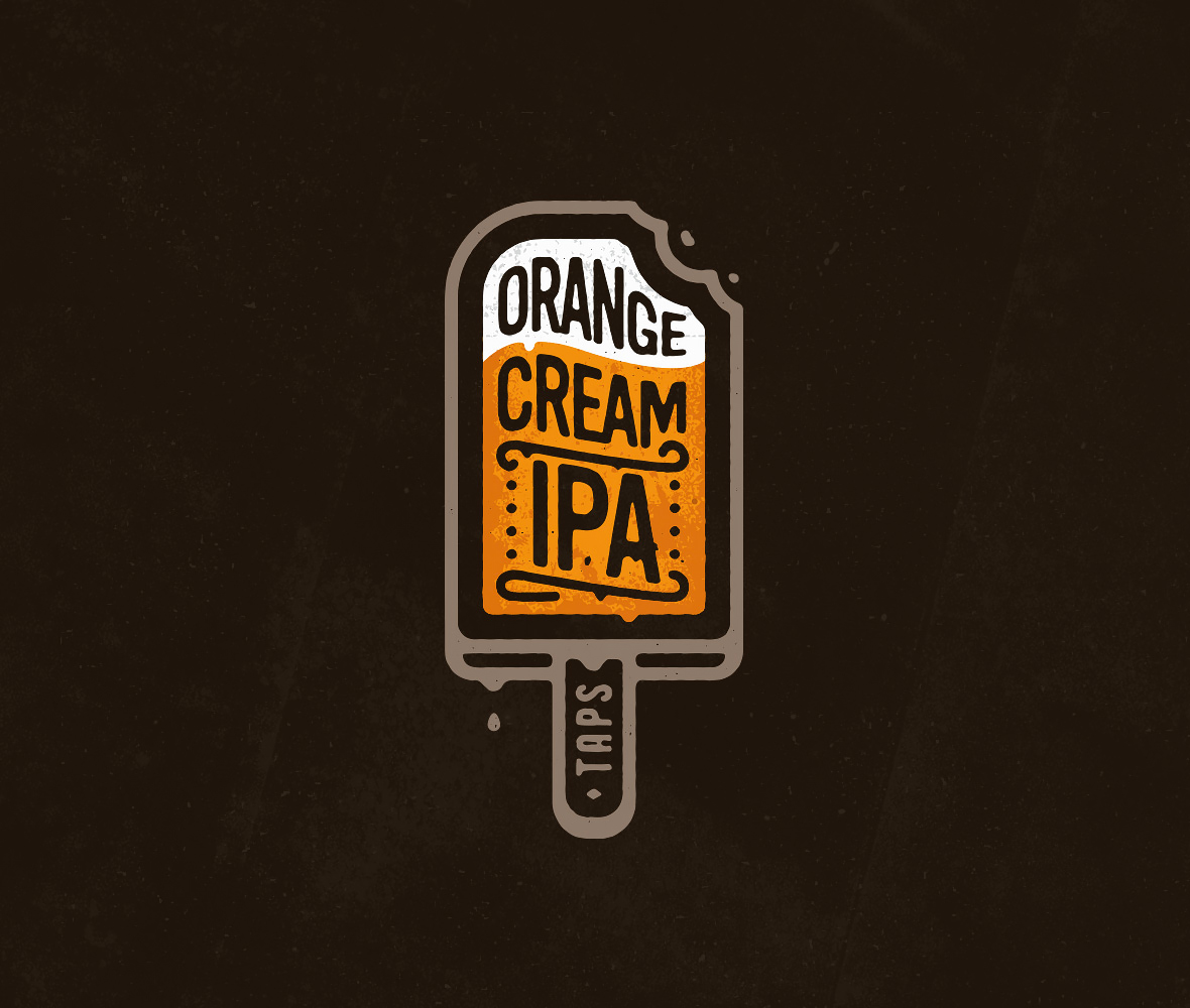 Orange Cream IPA presentation