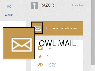 Почтовая Сова на сайте