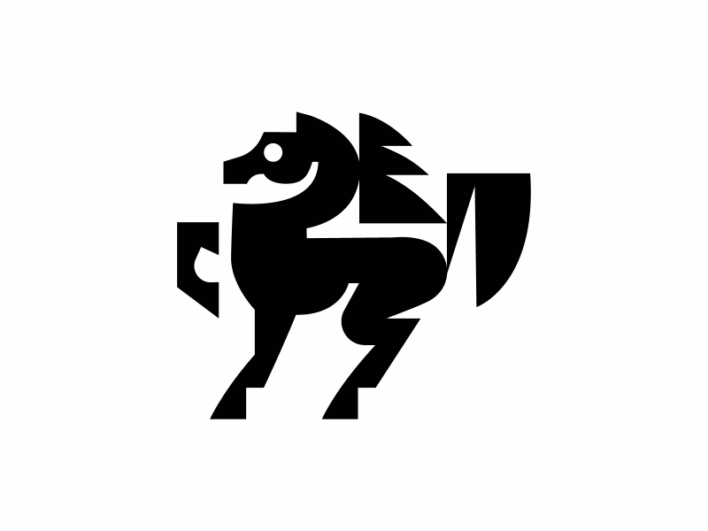 horse logo concept