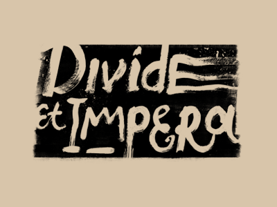 Divide et impera