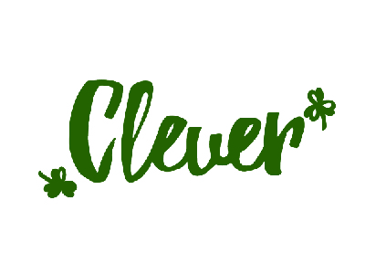 Логотип для цветочного магазина Clever