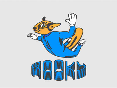 лого для аэротрубы Rocky