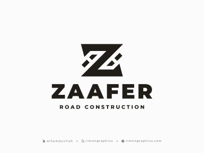 Zaafer Road Construction Z Letter Logo