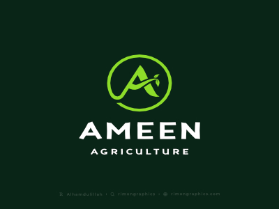 Agriculture Letter A Logo