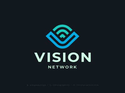 Vision Network Letter V Logo