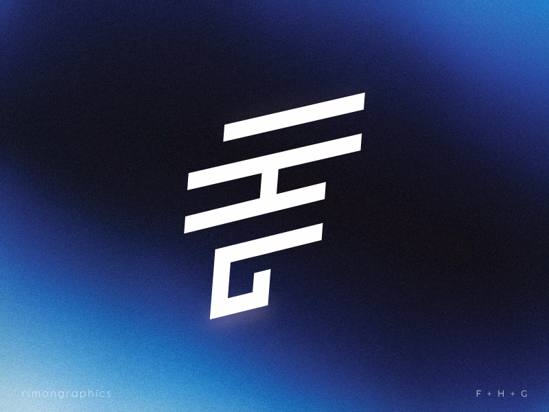F H G Monogram Logo