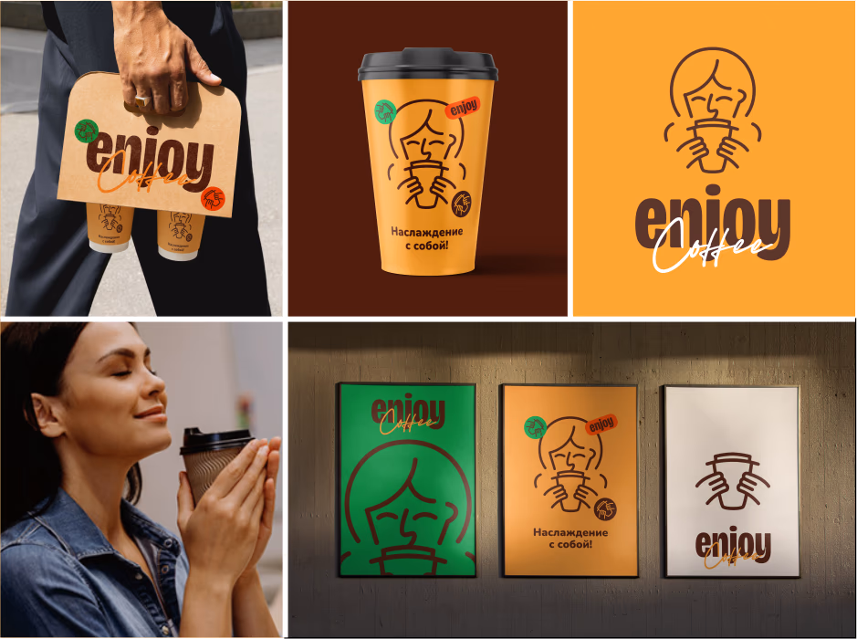 enjoy coffee presentation