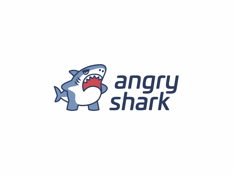 angry shark