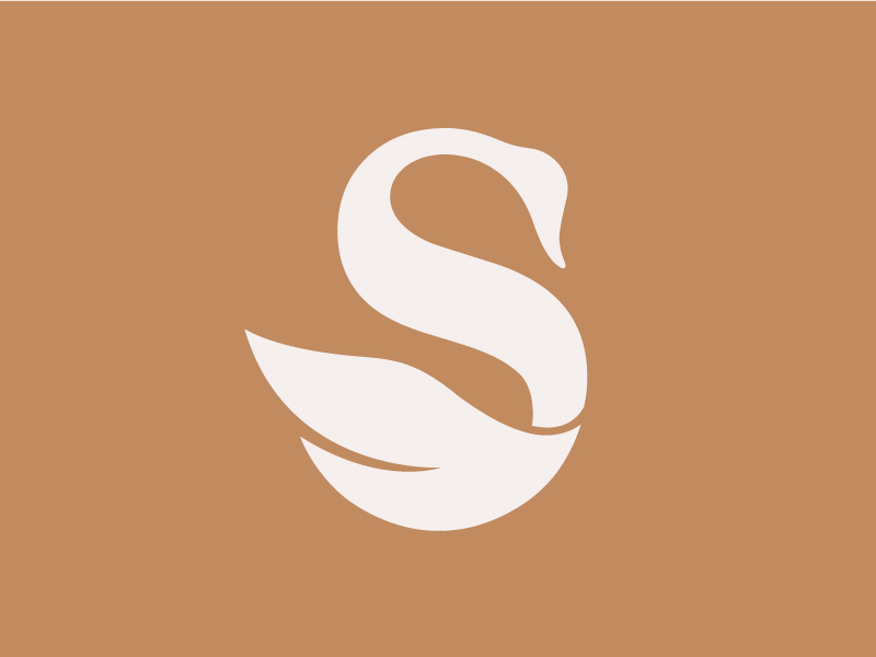 Лебедь и латинская буква S