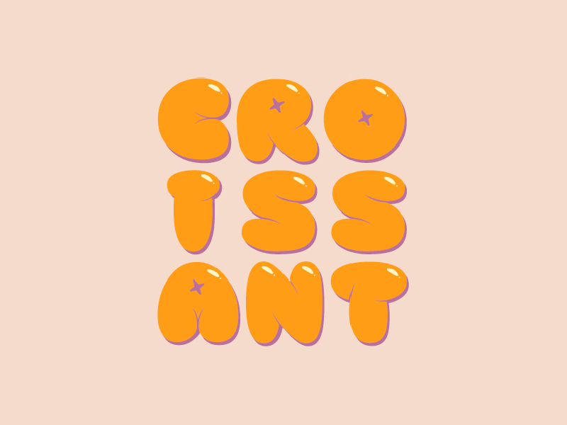 Croissant coffee shop