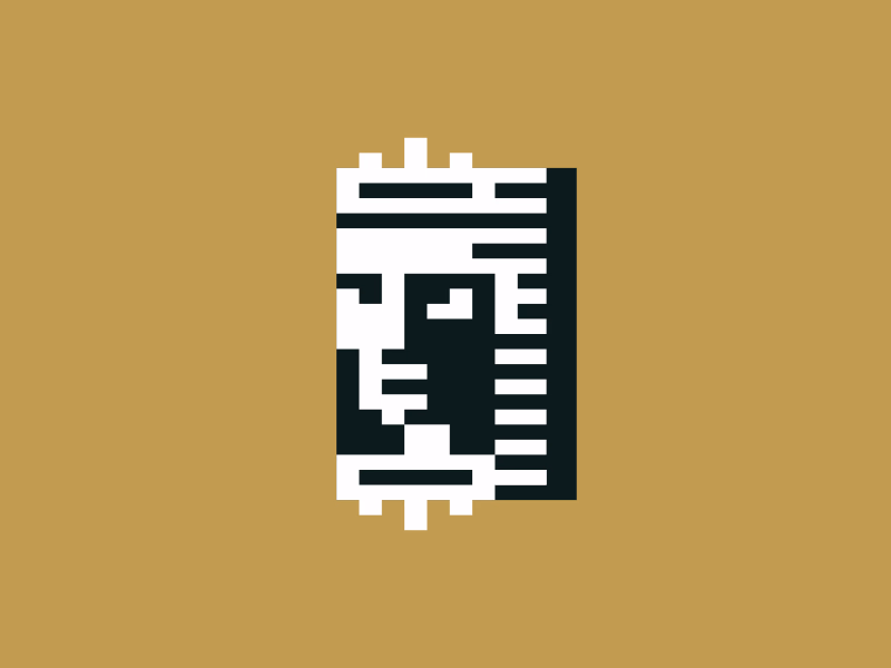 Geometric King Face Logo