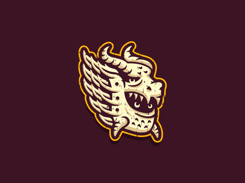 Knight Wear Dragon Helmet With Wings