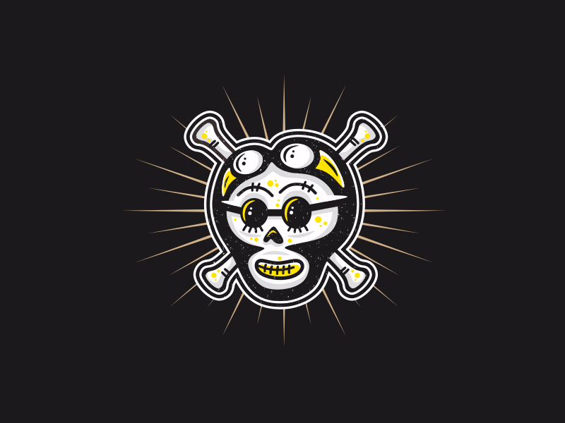 Happy Dead Pirate Wear Sun Glasses