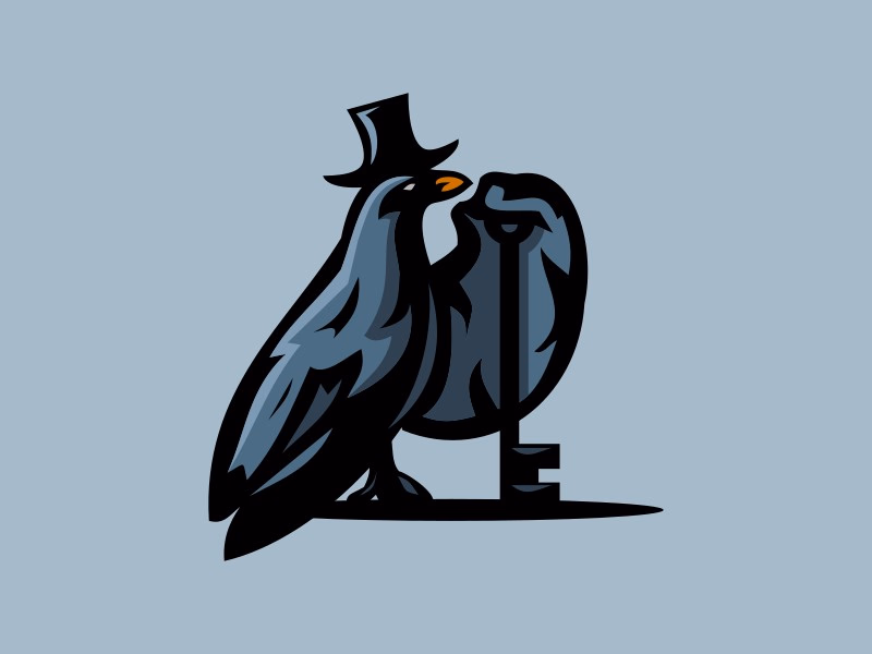 Bird key logo