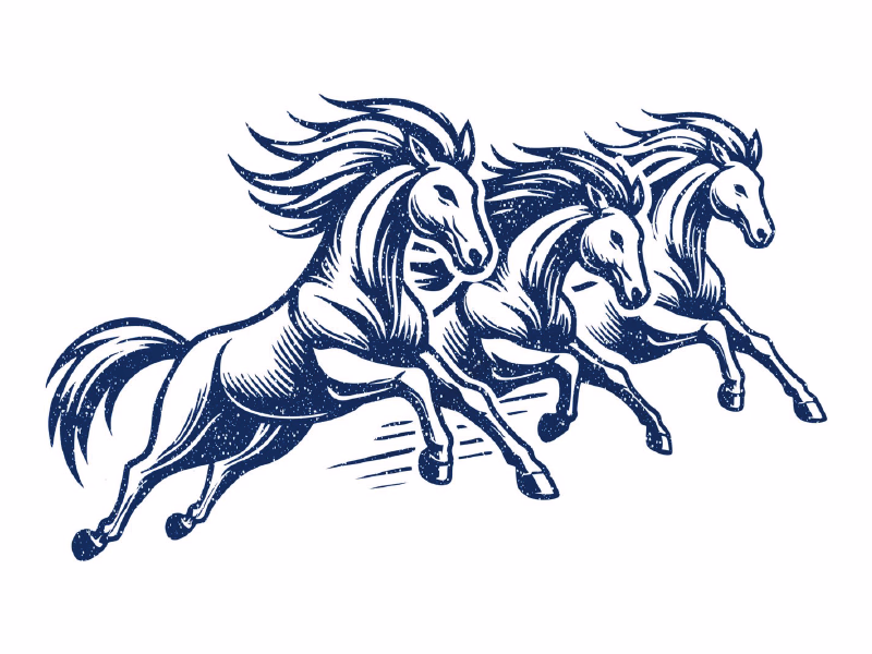 Три белых коня