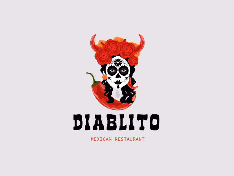 Логотип для ресторана мексиканской кухни