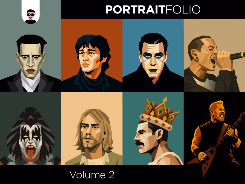 Портретфолио РОКЕРЫ