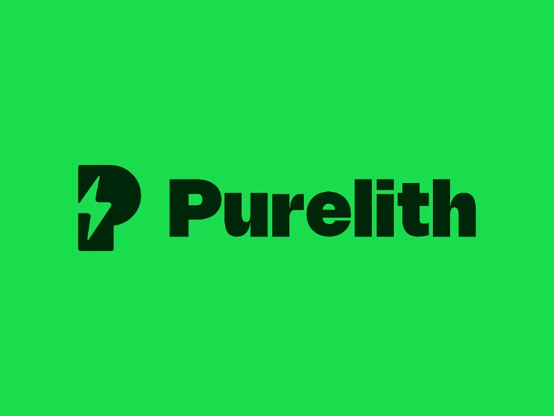 Purelith Renewable Energy Company Logo Design