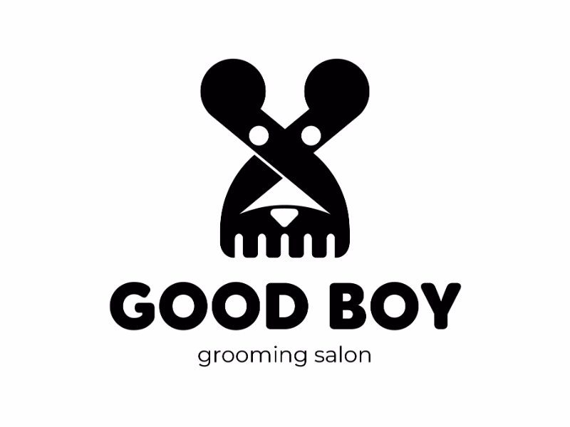 Логотип для груминг салона Good Boy