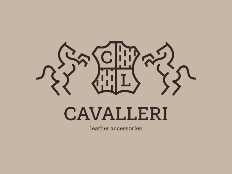 Логотип для бренда кожанных аксессуаров cavalleri