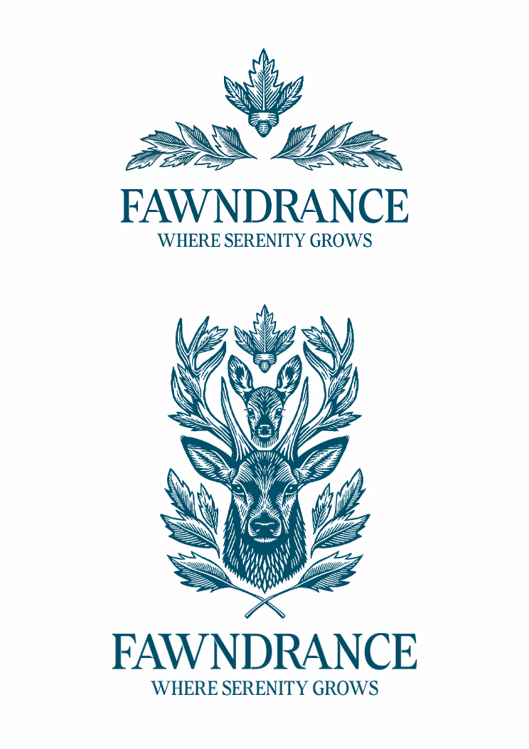 Олень с детенышем presentation