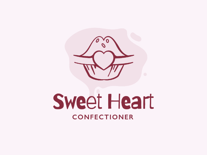 Sweet heart confection