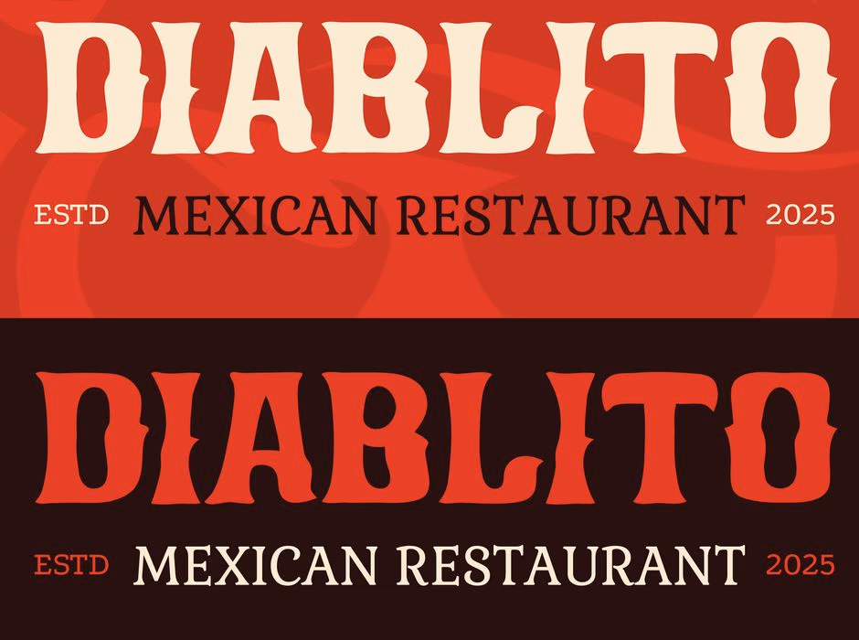 DIABLITO mexican restaurant presentation