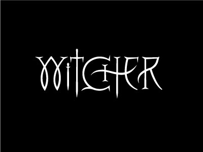 Witcher lettering