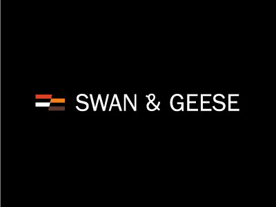 Swan and geese