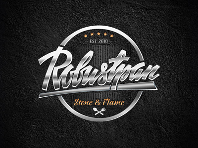 Логотип сковороды «Robustpan»