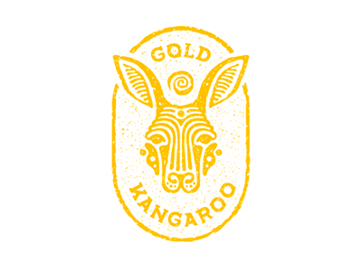 gold kangaroo