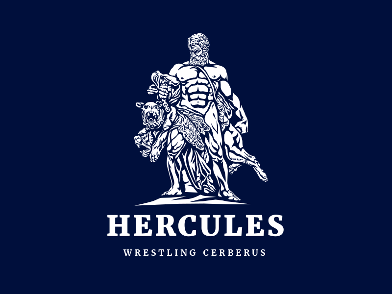 HERCULES WRESTLING CERBERUS