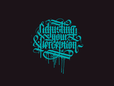 Adjusting your perception