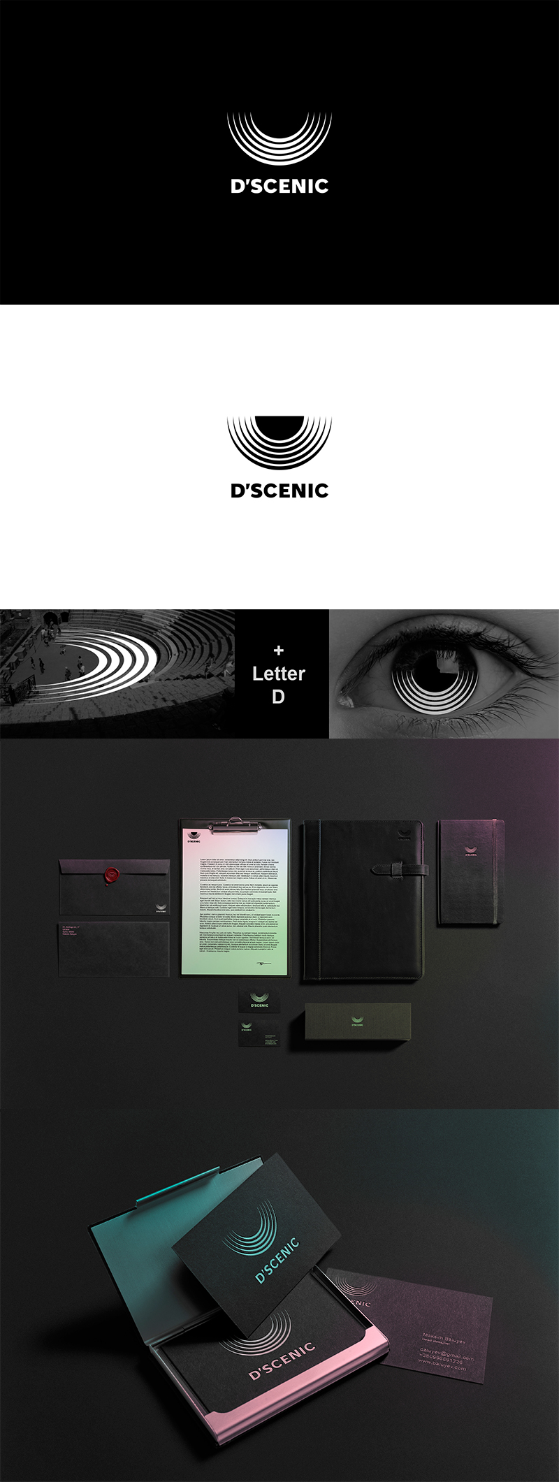 Dscenic presentation