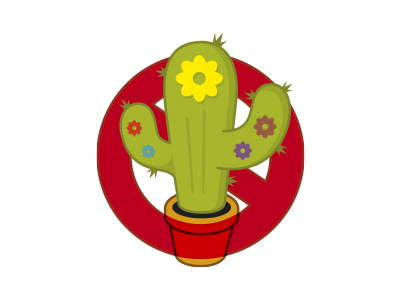 Кактусов нет