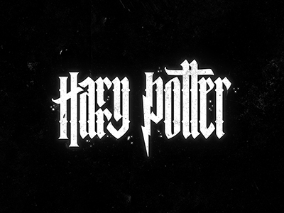 Harry Potter logo redesign