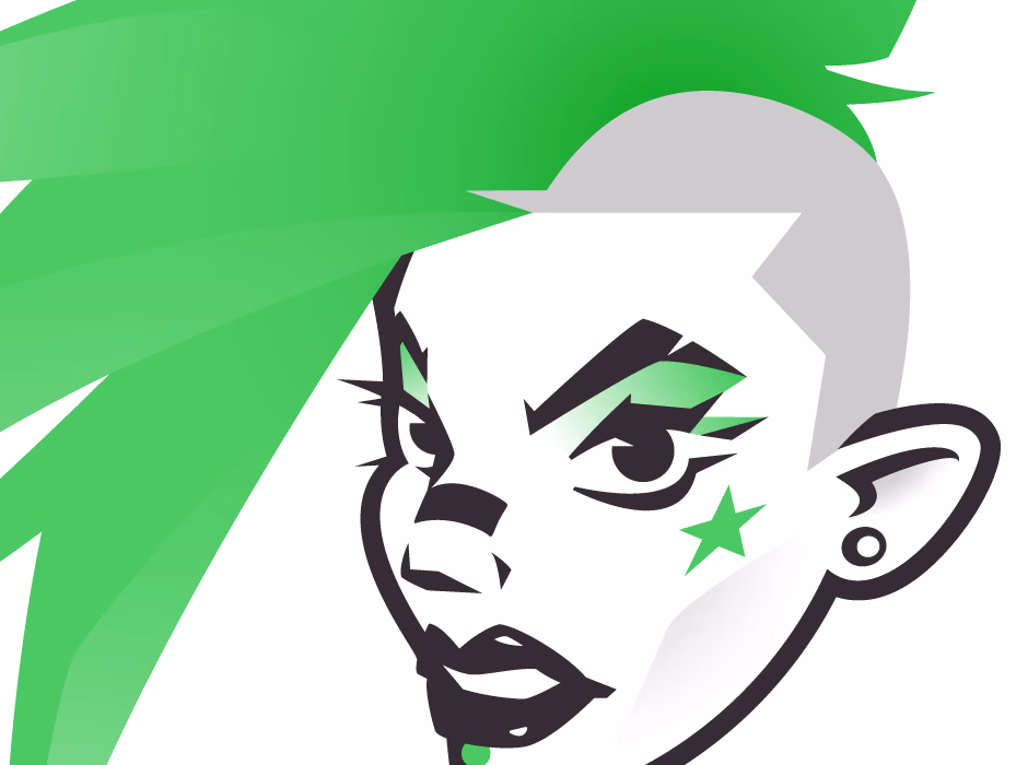 punk girl presentation