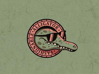 Fashionable alligato