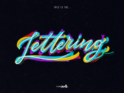 Behance подборка леттеринга