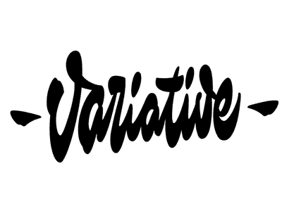 Variable lettering logo